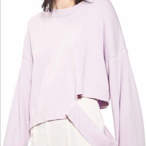 TOPSHOP DISCONNECTED HEM SWEATER